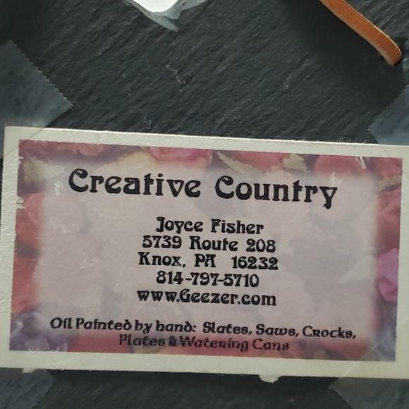 Beautiful hand painted Cardinal Slate - Picture 4 of 6